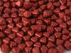 Bicone Beads 6 mm, Lava Red, Czech Glass