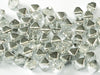Bicone Beads 6 mm, Crystal Labrador, Czech Glass