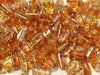Vexolo® beads 5x8 mm, 2 Holes, Crystal Apricot Medium, Czech Glass