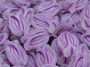 Tulip Bell Beads 16x11 mm, Crystal Matte with Violet Streaks, Czech Glass