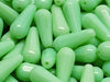 Firepolished Drop Beads 20x9 mm, Milky Light Mint Green, Czech Glass