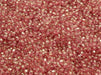 Fire Polished Faceted Beads Round 2 mm, Crystal Red Luster, Czech Glass