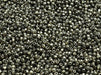 Fire Polished Faceted Beads Round 2 mm, Antique Chrome, Czech Glass