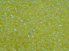 Round Beads 3 mm, Yellow Transparent AB, Czech Glass