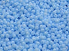 Round Beads 3 mm, Opaque Turquoise Blue, Czech Glass
