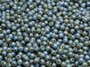 Round Beads 3 mm, Alabaster Herbs Spices Sage, Czech Glass