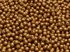 Round Beads 3 mm, Crystal Bronze Gold, Czech Glass