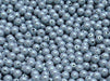 Round Beads 4 mm, Alabaster Pearl Pearlescent Gray, Czech Glass