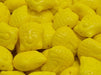 Buddha Head Beads 15x14 mm, Opaque Yellow, Czech Glass