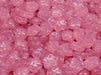 Cherry Flower Beads 8 mm, Crystal Light Rose, Czech Glass