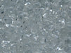 Teardrop Beads 6x9 mm, Crystal Clear, Czech Glass